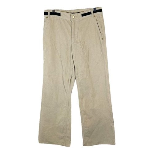 Pre-owned Marc Jacobs Trousers In Beige