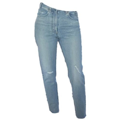 Pre-owned Celine Slim Jeans In Blue