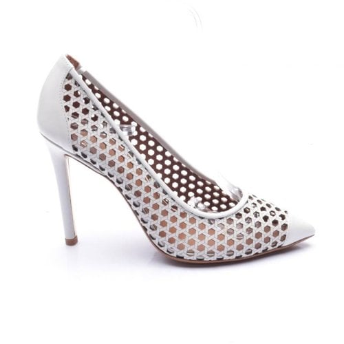 Pre-owned Mulberry Leather Heels In White