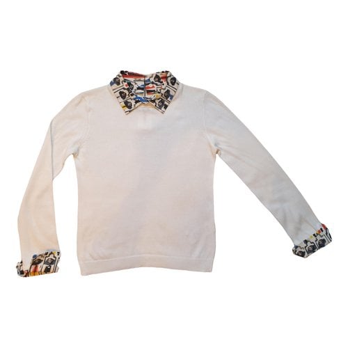 Pre-owned Alice And Olivia Jumper In White