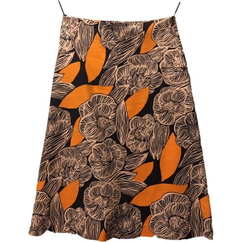Pre-owned Marimekko Mid-length Skirt In Orange