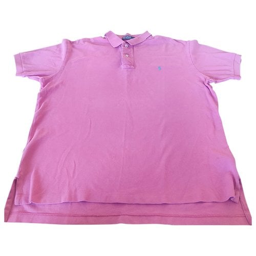 Pre-owned Polo Ralph Lauren Polo Classique Manches Courtes Polo Shirt In Pink