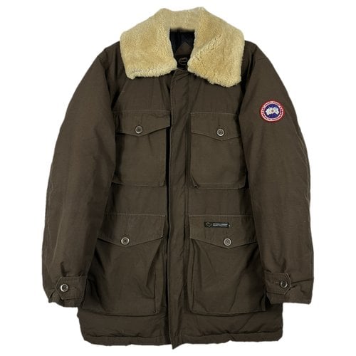 Pre-owned Canada Goose Parka In Brown