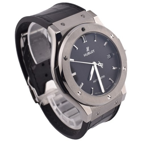 Pre-owned Hublot Classic Fusion Watch In Multicolour