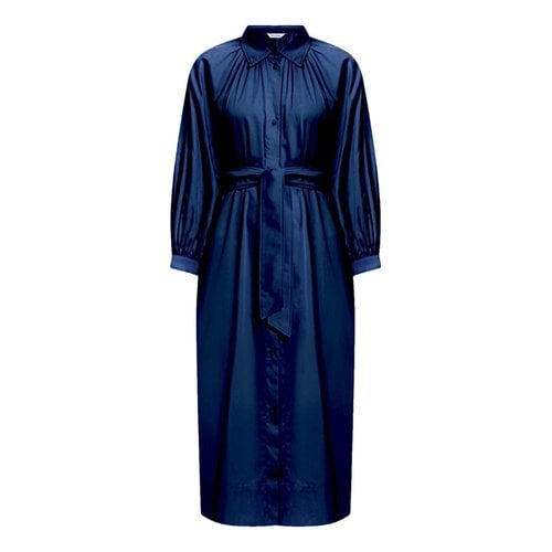 Pre-owned Max Mara Mid-length Dress In Navy