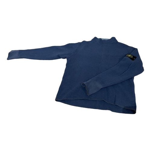 Pre-owned Stone Island Cashmere Sweatshirt In Navy