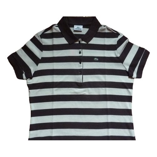 Pre-owned Lacoste Polo In Brown