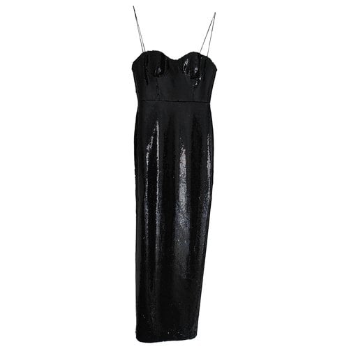 Pre-owned Alex Perry Maxi Dress In Black