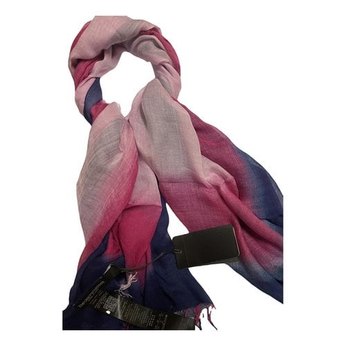 Pre-owned Emporio Armani Scarf In Pink