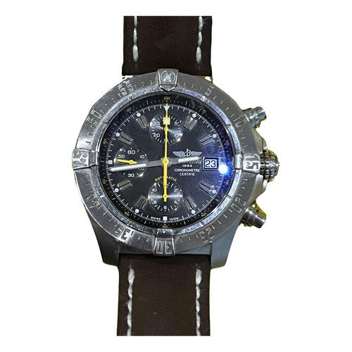 Pre-owned Breitling Avenger Watch In Black