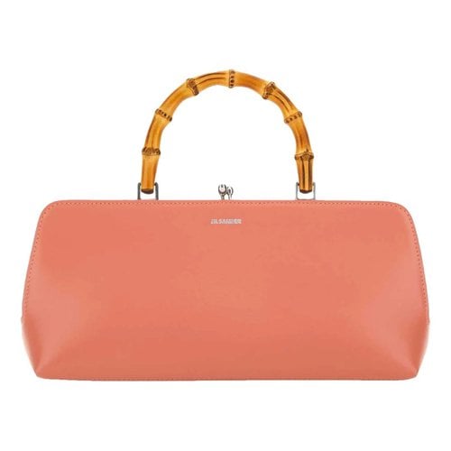 Pre-owned Jil Sander Goji Leather Handbag In Pink