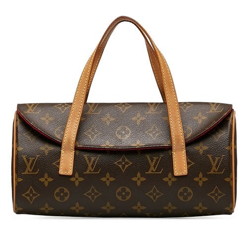 Pre-owned Louis Vuitton Sonatine Leather Handbag In Brown