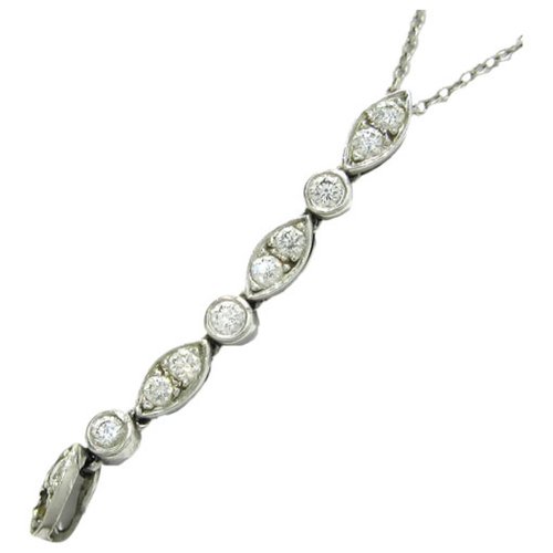 Pre-owned Tiffany & Co Platinum Necklace In Silver