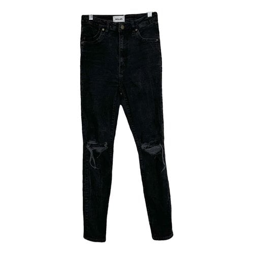 Pre-owned Rolla's Slim Jeans In Black