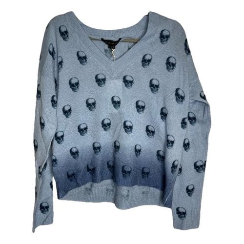 Pre-owned Skull Cashmere Cashmere Sweatshirt In Blue
