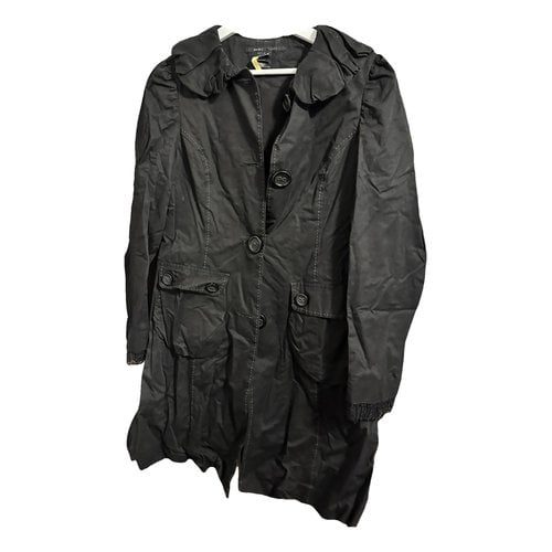 Pre-owned Marc By Marc Jacobs Trench Coat In Black