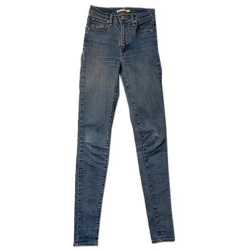 Pre-owned Levi's Slim Jeans In Blue