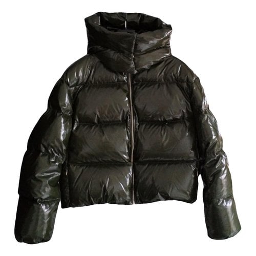 Pre-owned Tommy Hilfiger Puffer In Khaki