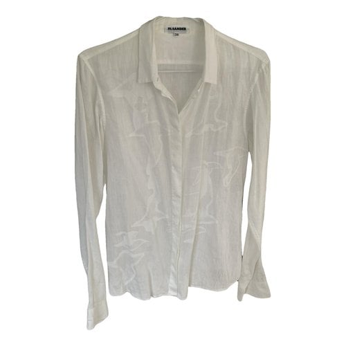 Pre-owned Jil Sander Linen Shirt In White