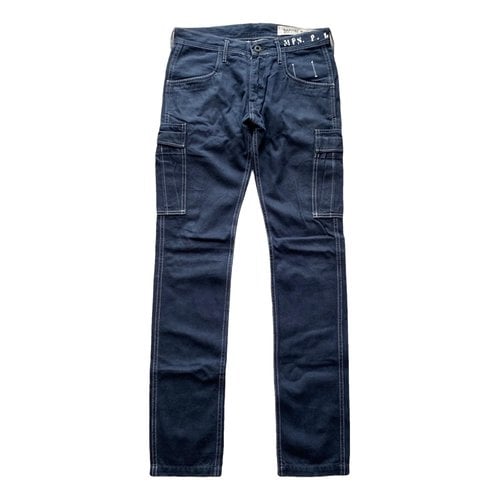 Pre-owned Kapital Trousers In Navy