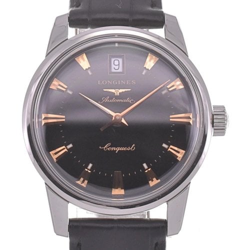 Pre-owned Longines Watch In Black