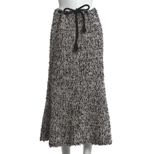 Pre-owned Moncler Genius Moncler N°2 1952 + Valextra Wool Maxi Skirt In Grey