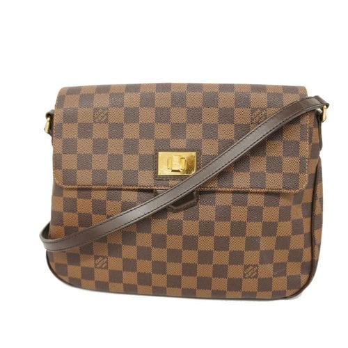Pre-owned Louis Vuitton Cloth Handbag In Brown