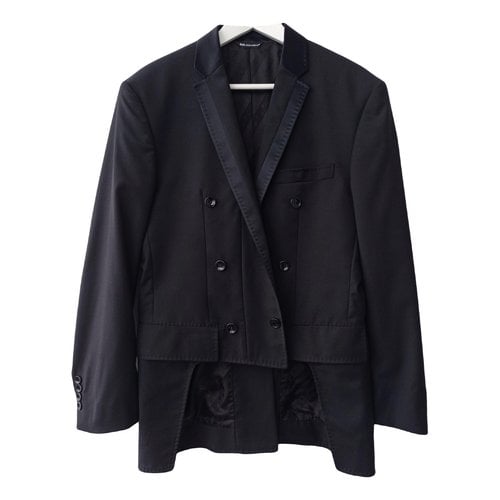 Pre-owned D&g Wool Jacket In Black