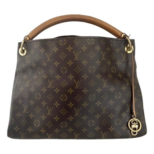Pre-owned Louis Vuitton Artsy Cloth Handbag In Brown