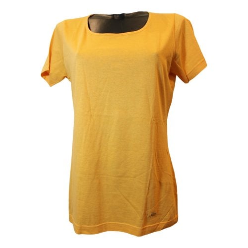 Pre-owned Ferragamo T-shirt In Yellow