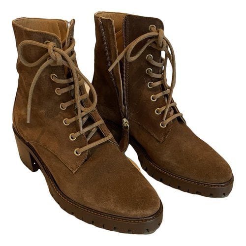 Pre-owned Rivecour Boots In Brown