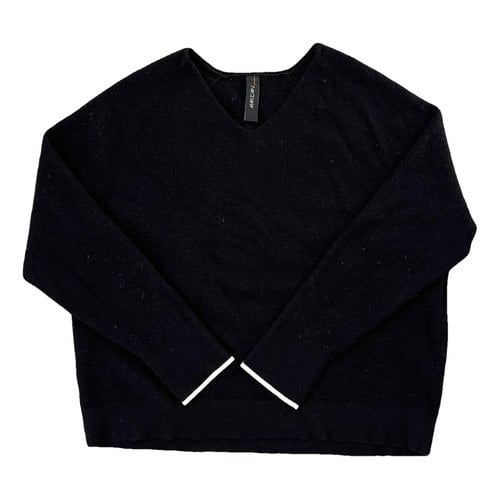 Pre-owned Marc Cain Wool Sweatshirt In Black