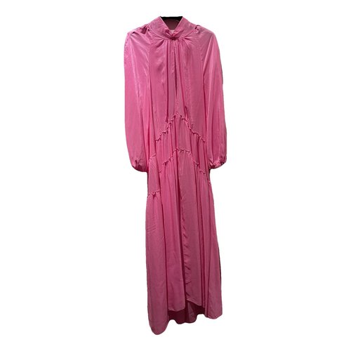 Pre-owned Forte Forte Silk Maxi Dress In Pink
