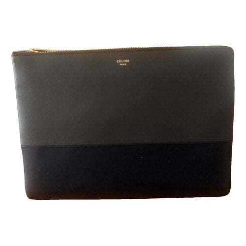 Pre-owned Celine Leather Clutch Bag In Other