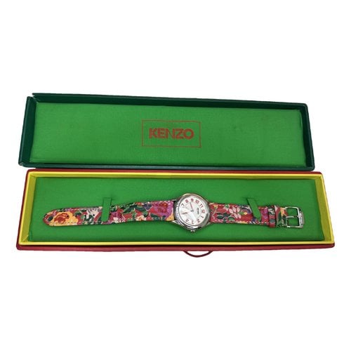 Pre-owned Kenzo Watch In Silver