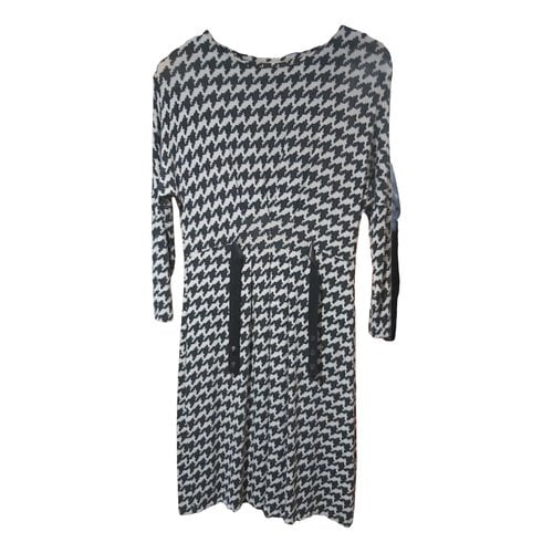 Pre-owned Fornarina Mid-length Dress In Ecru