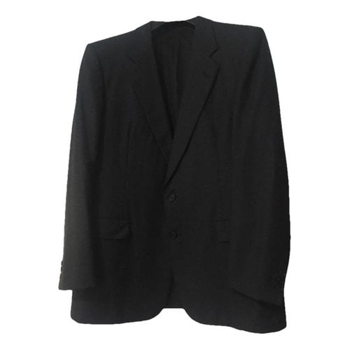 Pre-owned Burberry Wool Suit In Anthracite