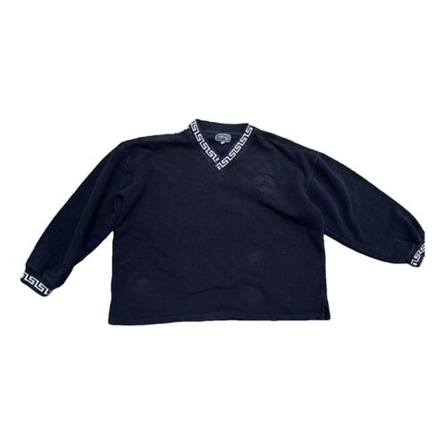 Pre-owned Versace Sweatshirt In Navy