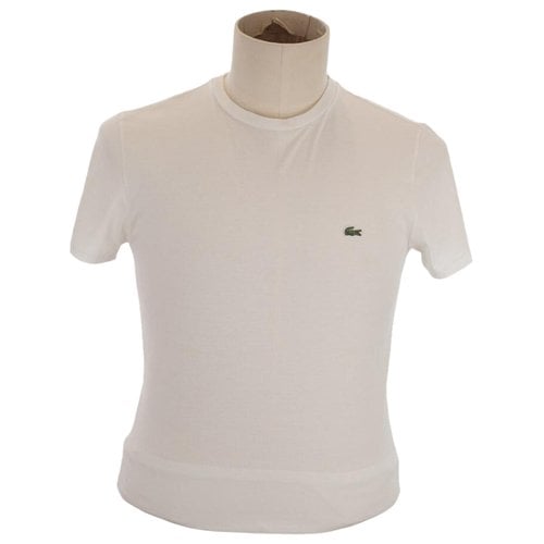 Pre-owned Lacoste T-shirt In White