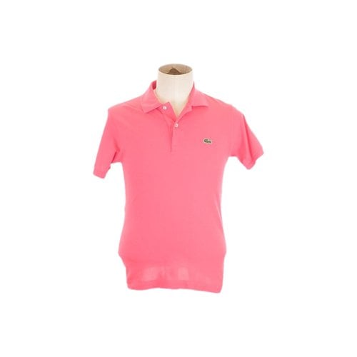 Pre-owned Lacoste Polo Shirt In Pink