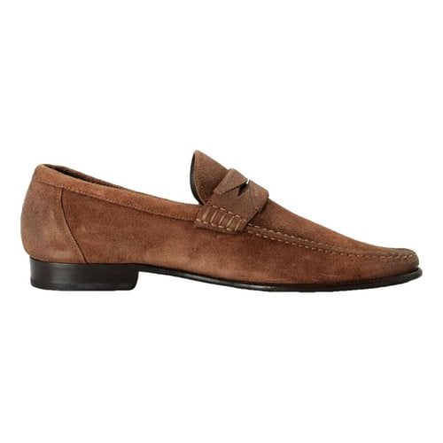 Pre-owned Dolce & Gabbana Flats In Brown