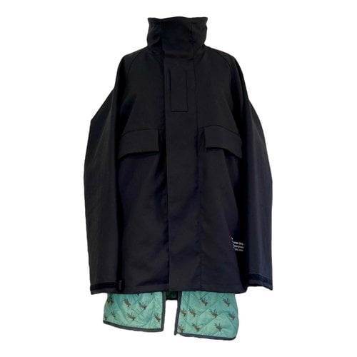Pre-owned Oamc Parka In Navy