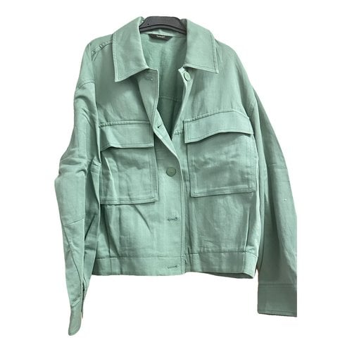 Pre-owned Massimo Dutti Jacket In Green