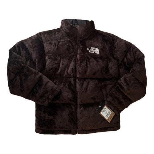 Pre-owned The North Face Puffer In Brown