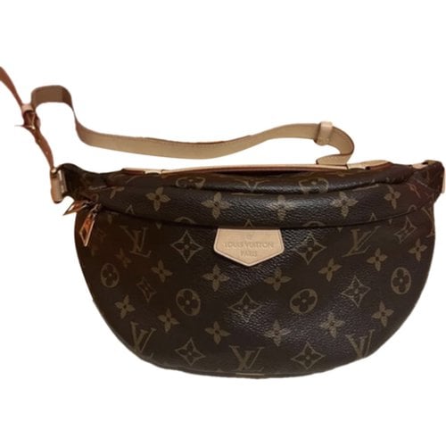 Pre-owned Louis Vuitton Bum Bag / Sac Ceinture Leather Handbag In Brown