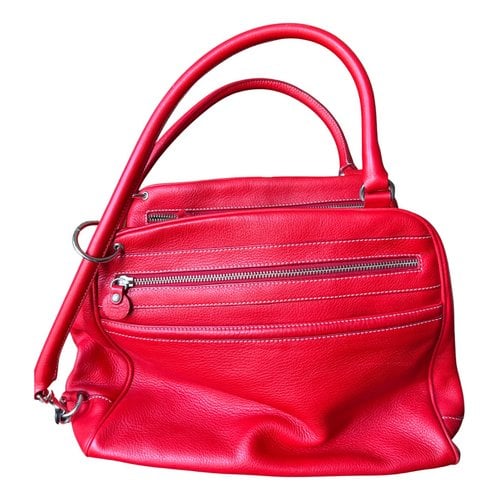 Pre-owned Hogan Leather Handbag In Red