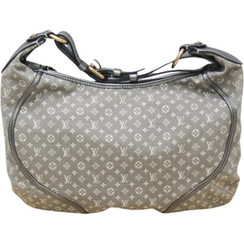 Pre-owned Louis Vuitton Stanton Cloth Handbag In Grey