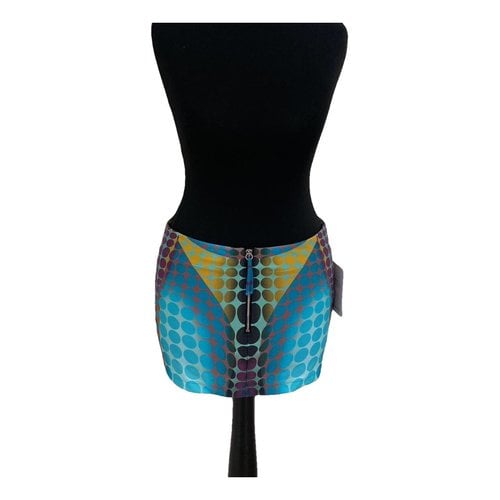 Pre-owned Jean Paul Gaultier Mini Skirt In Multicolour