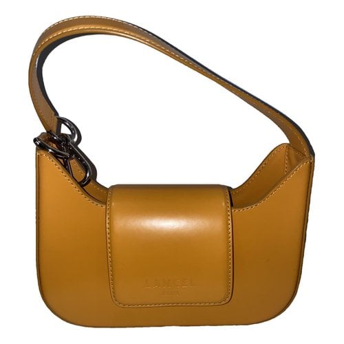 Pre-owned Lancel Leather Mini Bag In Orange