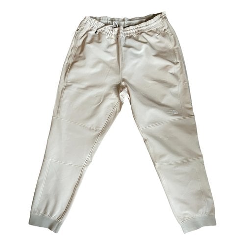 Pre-owned The North Face Trousers In Beige